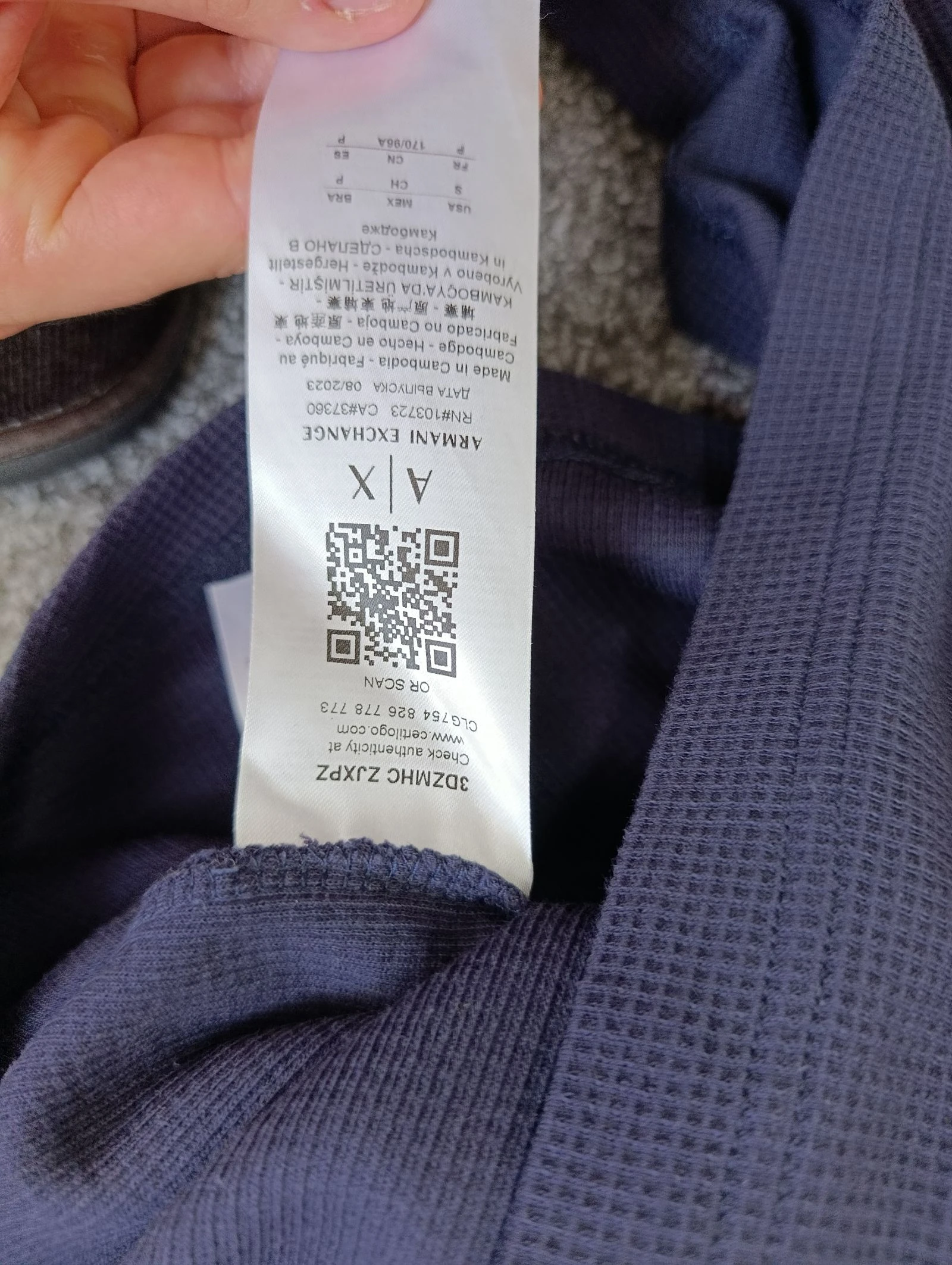 Vintage Armani Exchange T-shirt Maat S Oversized – photo 4
